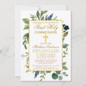 Waterverf Greenery First Heilige Communist Gold Kaart (Voorkant)