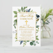 Waterverf Greenery First Heilige Communist Gold Kaart (Staand voorkant)