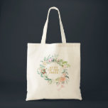 Waterverf Greenery Floral Bridesmaid Favor Tote Bag<br><div class="desc">Deze botanische waterverf is een elegante aanvulling op je trouwfeest,  met een fijne roos uit de tuin van het canvas tas land. Ideaal voor bruidsmeisjes,  zusjes,  moeder of vader van de bruid of bruidegom of iemand anders die van cruciaal belang is voor uw speciale dag. Ontworpen door: Thisnotme©</div>