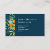 Waterverf Greenery Foliage Botanische QR-code Visitekaartje (Voorkant)