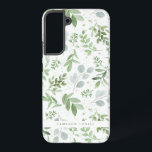 Waterverf Greenery Foliage Pattern Personalized Samsung Galaxy Hoesje<br><div class="desc">Samsung Galaxy-Hoesje met een waterverf van eucalyptusbladeren en andere bladeren. Personaliseer u door uw eigen naam toe te voegen of een korte periode toe te voegen. Dit greenery Samsung Galaxy Hoesje is perfect als een gepersonaliseerd cadeau.</div>