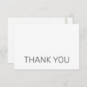 Waterverf Greenery Funeral Bereavement Hartelijk d Bedankkaart (Voorkant / Achterkant)