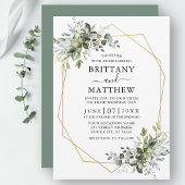 Waterverf Greenery Geo Lijst Sage Green Kaart