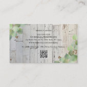Waterverf Greenery Gold Leaf Business Ca Visitekaartje (Achterkant)
