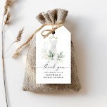 Waterverf Greenery Gold Vrijgezellenfeest Hartelij Cadeaulabel<br><div class="desc">Dit elegante ontwerp is voorzien van een zacht waterverf boeket van eucalyptus,  groene en goudsmeedstukken die rond een geverfde jurk worden gewikkeld. Klik Persoonlijk en "klik om verder"knoop aan te passen om de kleur van de manuscriptformulering uit te geven. Bekijk het hele collectie voor meer overeenkomende objecten!</div>