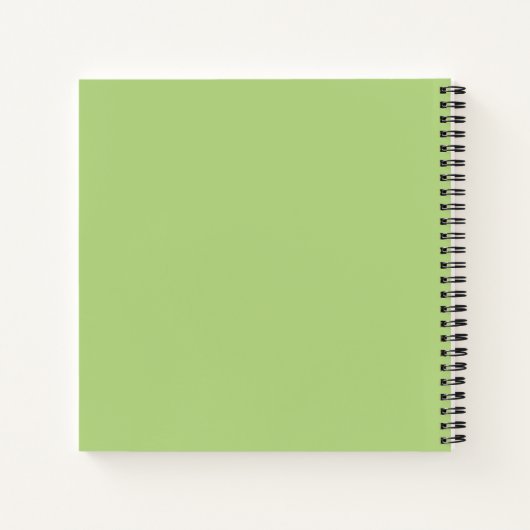 Waterverf Greenery laat Floral Guest Book | Notitieboek (Achterkant)