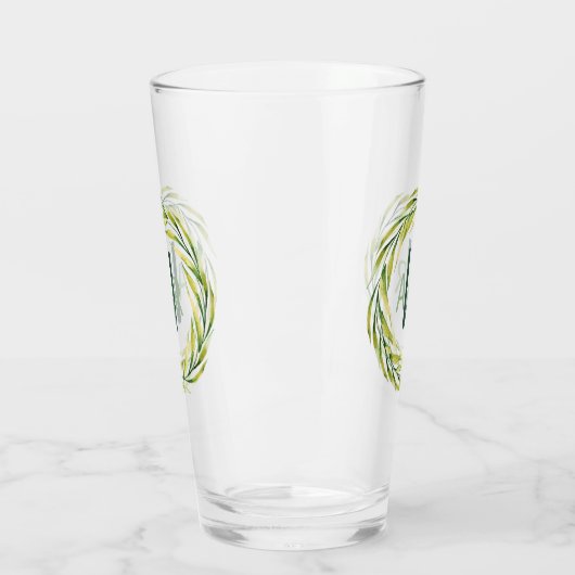 Waterverf Greenery Lijst Monogram ID667 Glas (Links)