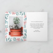 Waterverf Greenery Lijst Prettige feestdagen Foto (Binnen)