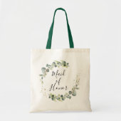 waterverf greenery maid of eren canvas tas (Voorkant)