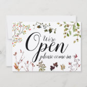 Waterverf Greenery Open Closed Herfst Naherfst Sig (Voorkant)