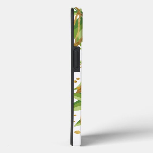 Waterverf Greenery Personalized Case-Mate iPhone Case (Achterkant / Rechts)