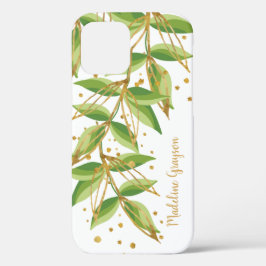 Waterverf Greenery Personalized Case-Mate iPhone Case