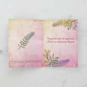 Waterverf Greenery persoonlijke sympathie Kaart (Binnen)