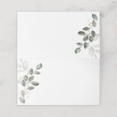 Waterverf Greenery Place Card Plaatskaartje (Buitenkant ongevouwen)