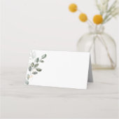 Waterverf Greenery Place Card Plaatskaartje (Achterkant)