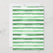 Waterverf Greenery Safari Animals Boy Baby shower Kaart (Achterkant)