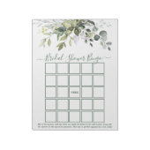 Waterverf Greenery Sage Green Vrijgezellenfeest Bi Notitieblok (Linkerzijde)