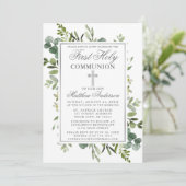 Waterverf Greenery Silver First Community Kaart (Staand voorkant)