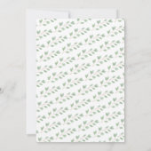 Waterverf Greenery Thanksgiving Kaart (Achterkant)