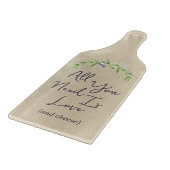 Waterverf Greenery uit liefde en kaas Snijplank (Hoek)