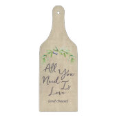 Waterverf Greenery uit liefde en kaas Snijplank (Voorkant)