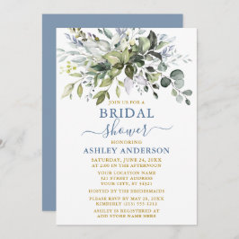 Waterverf Greenery Vrijgezellenfeest Gold Dusty Bl Kaart