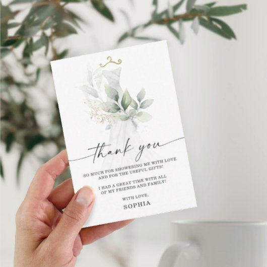 Waterverf Greenery Vrijgezellenfeest Hartelijk dan Kaart