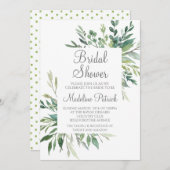 Waterverf Greenery Vrijgezellenfeest Kaart (Voorkant / Achterkant)