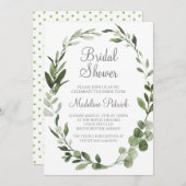 Waterverf Greenery Vrijgezellenfeest Kaart (Voorkant / Achterkant)