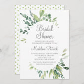 Waterverf Greenery Vrijgezellenfeest Kaart (Voorkant / Achterkant)