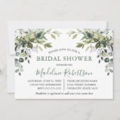 Waterverf Greenery Vrijgezellenfeest Sage Green Kaart (Voorkant)