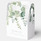 Waterverf Greenery Wedding Bedankdoosjes (Geopend)