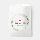 Waterverf Greenery Wedding Bedankzakje (Voorkant)