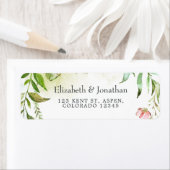 Waterverf Greenery Wedding Etiket (Insitu)