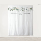 Waterverf Greenery Wedding Foto Prop Backdrop Wandkleed (Voorkant)