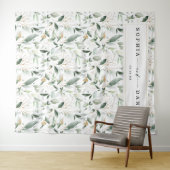 Waterverf Greenery Wedding Foto Prop Backdrop Wandkleed (In Situ (horizontaal))