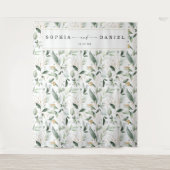 Waterverf Greenery Wedding Foto Prop Backdrop Wandkleed (Voorkant)