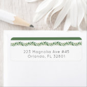 Waterverf Greenery Wedding Labels (Insitu)