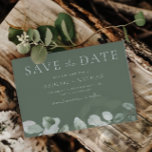 Waterverf Greenery Wedding Save The Date<br><div class="desc">Waterverf Greenery Wedding Save the Date Bekijk bijpassend collectie in Niche en Nest Store</div>