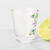 Waterverf Greenery Wedding Shot Glas (Links)