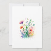 Waterverf Greenery Wild Flower Vrijgezellenfeest Kaart