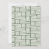 Waterverf Greenery Woodland Forest Verjaardag Kaart (Achterkant)