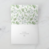 Waterverf Greenery zal je mijn Bridesmaid zijn Kaart (Binnen)