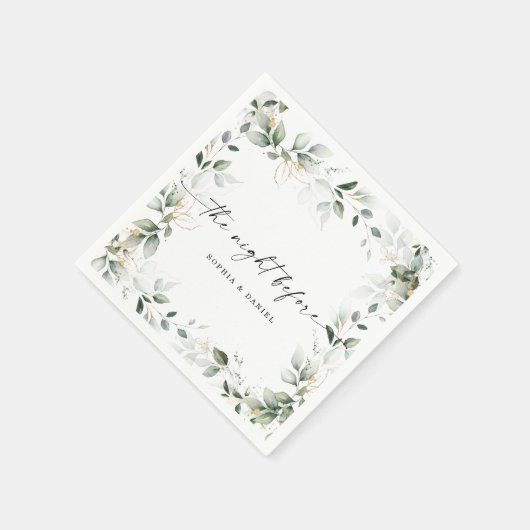 Waterverf GreeneryRehearsal Dinner Night before Servet (Hoek)