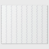 Waterverf Grey Squiggles Christmas Cadeaupapier (Vlak)