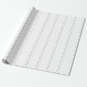 Waterverf Grey Squiggles Christmas Cadeaupapier (Uitgerold)