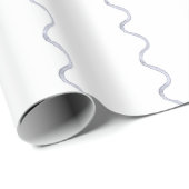 Waterverf Grey Squiggles Christmas Cadeaupapier (Rol Hoek)