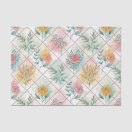 Waterverf Grid Pattern Decoupage Tissue Paper Tissuepapier