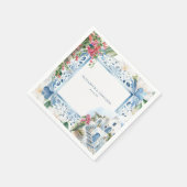 Waterverf Griekenland | Bruiloft Servet (Hoek)