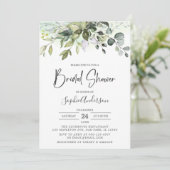 Waterverf Griekenland Eucalyptus Vrijgezellenfeest Kaart (Staand voorkant)